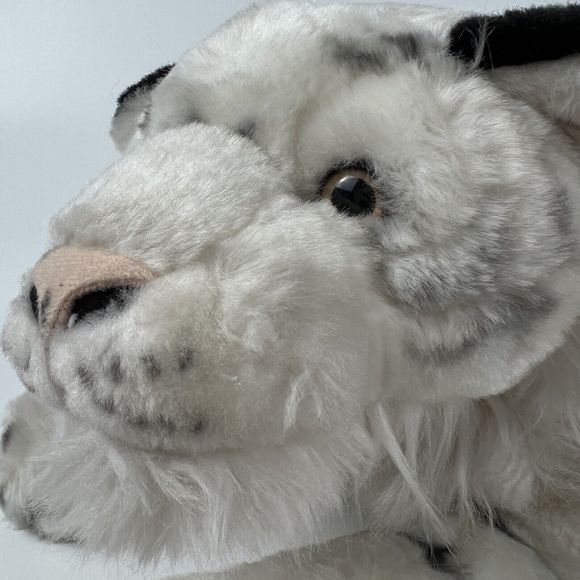 FAO Schwartz 2004 Realistic White Asian Tiger Pink Eyes Stuffed Animal 17” Rare* - Picture 3 of 16